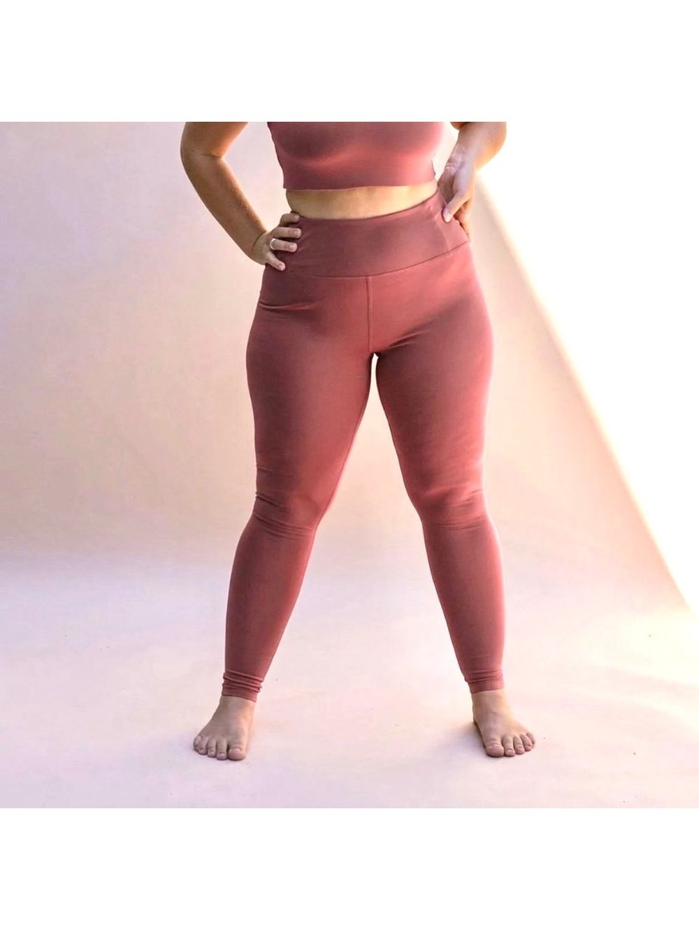 Girlfriend Collective FLOAT Leggings XXXL Rose High Rise 23.75”